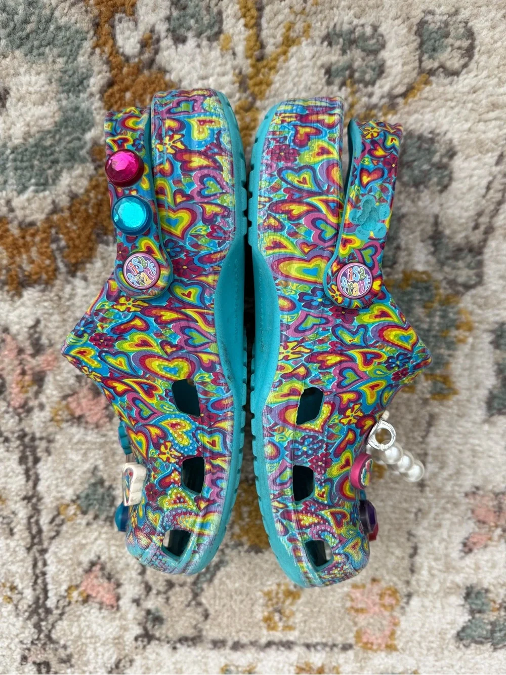 Lisa Frank X Crocs Classic Clog Limited Edition RARE Size J4